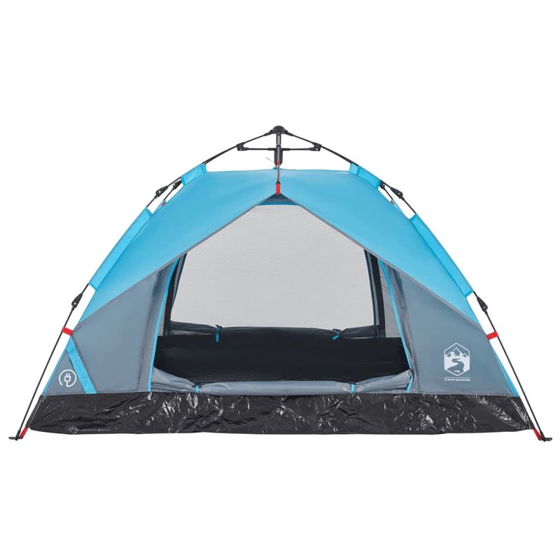 Sport si Outdoor - Camping - Corturi camping - Cort de camping cupola 3 persoane, setare rapida, albastru - Infinity.ro