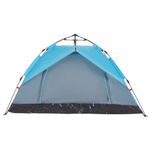 Sport si Outdoor - Camping - Corturi camping - Cort de camping cupola 3 persoane, setare rapida, albastru - Infinity.ro