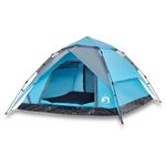 Sport si Outdoor - Camping - Corturi camping - Cort de camping cupola 4 persoane, setare rapida, albastru - Infinity.ro