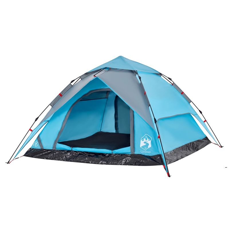 Sport si Outdoor - Camping - Corturi camping - Cort de camping cupola 4 persoane, setare rapida, albastru - Infinity.ro