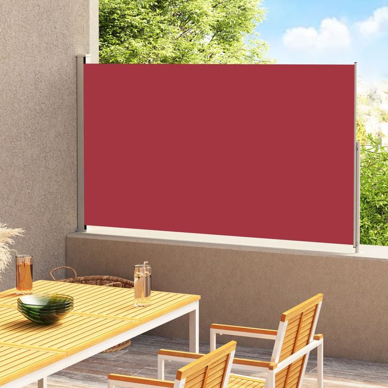 Casa si Gradina - Gradina si terasa - Umbrele si pavilioane - Umbrele - Copertina laterala retractabila terasa, rosu, 220x300 cm - Infinity.ro
