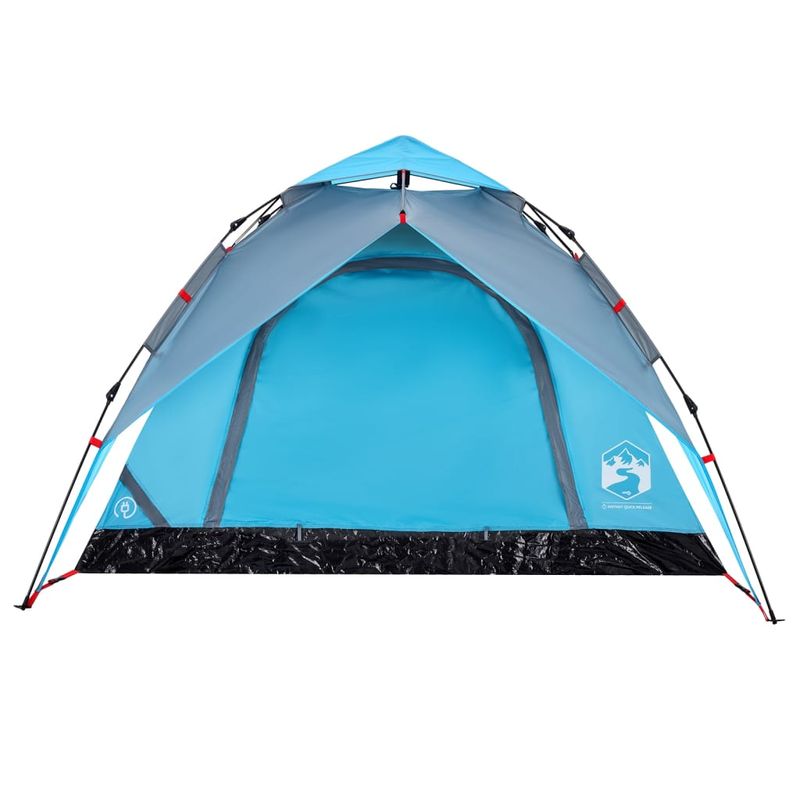 Sport si Outdoor - Camping - Corturi camping - Cort de camping cupola 4 persoane, setare rapida, albastru - Infinity.ro