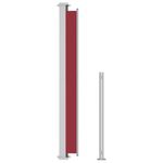 Casa si Gradina - Gradina si terasa - Umbrele si pavilioane - Umbrele - Copertina laterala retractabila terasa, rosu, 220x300 cm - Infinity.ro