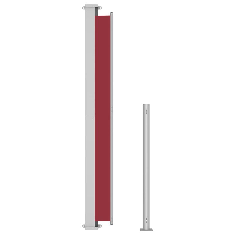 Casa si Gradina - Gradina si terasa - Umbrele si pavilioane - Umbrele - Copertina laterala retractabila terasa, rosu, 220x300 cm - Infinity.ro