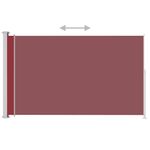 Casa si Gradina - Gradina si terasa - Umbrele si pavilioane - Umbrele - Copertina laterala retractabila terasa, rosu, 220x300 cm - Infinity.ro