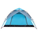 Sport si Outdoor - Camping - Corturi camping - Cort de camping cupola 4 persoane, setare rapida, albastru - Infinity.ro