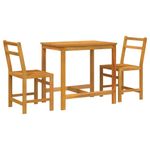 Casa si Gradina - Gradina si terasa - Mobilier exterior - Seturi mobila gradina - Set mobilier de balcon, 3 piese, lemn masiv de acacia - Infinity.ro