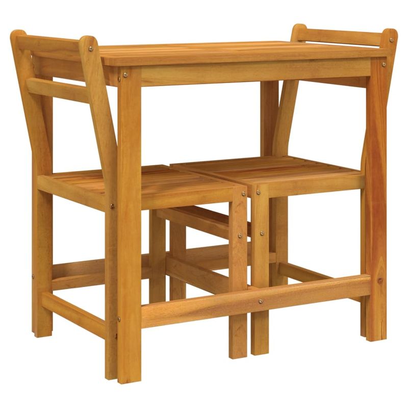 Casa si Gradina - Gradina si terasa - Mobilier exterior - Seturi mobila gradina - Set mobilier de balcon, 3 piese, lemn masiv de acacia - Infinity.ro