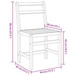 Casa si Gradina - Gradina si terasa - Mobilier exterior - Seturi mobila gradina - Set mobilier de balcon, 3 piese, lemn masiv de acacia - Infinity.ro
