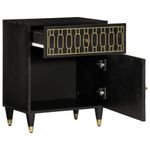 Casa si Gradina - Mobilier - Comode si corpuri - Noptiere - Noptiera, 50x33x60 cm, lemn masiv de mango - Infinity.ro