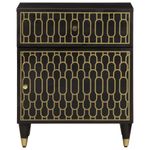 Casa si Gradina - Mobilier - Comode si corpuri - Noptiere - Noptiera, 50x33x60 cm, lemn masiv de mango - Infinity.ro