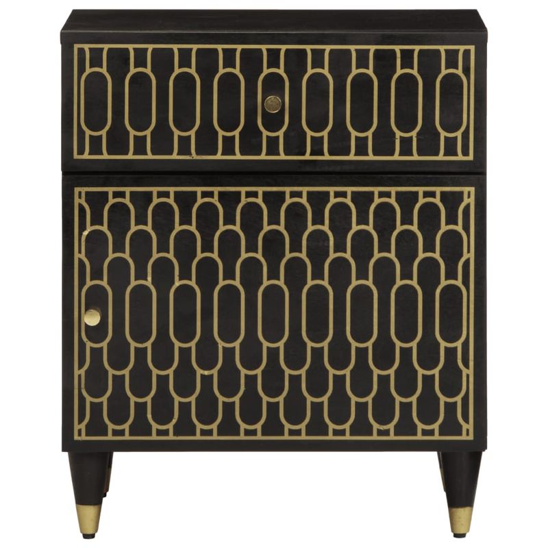 Casa si Gradina - Mobilier - Comode si corpuri - Noptiere - Noptiera, 50x33x60 cm, lemn masiv de mango - Infinity.ro