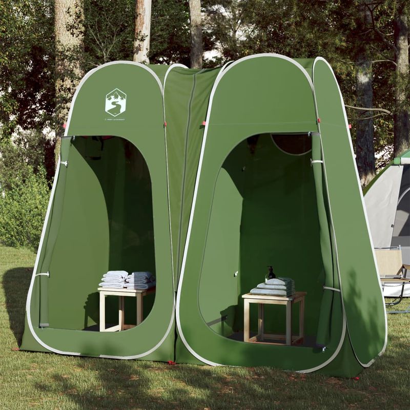 Sport si Outdoor - Camping - Corturi camping - Cort de intimitate pop-up, verde, impermeabil - Infinity.ro