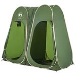 Sport si Outdoor - Camping - Corturi camping - Cort de intimitate pop-up, verde, impermeabil - Infinity.ro