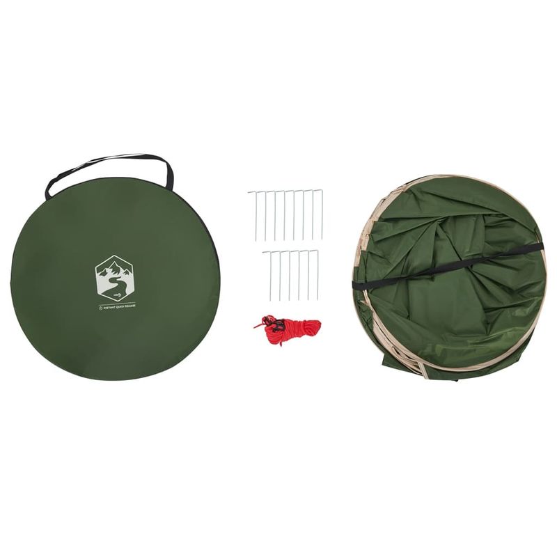 Sport si Outdoor - Camping - Corturi camping - Cort de intimitate pop-up, verde, impermeabil - Infinity.ro