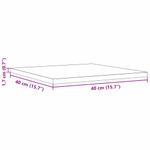 Casa si Gradina - Mobilier - Feronerie si accesorii mobila - Blat de masa patrat, 40x40x1,7 cm, lemn masiv de pin - Infinity.ro