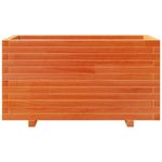 Casa si Gradina - Gradinarit si plante - Plante si ghivece - Ghivece si suporturi - Jardiniera gradina, maro ceruit, 90x40x49,5 cm, lemn masiv pin - Infinity.ro