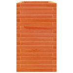 Casa si Gradina - Gradinarit si plante - Plante si ghivece - Ghivece si suporturi - Jardiniera gradina, maro ceruit, 90x40x68,5 cm, lemn masiv pin - Infinity.ro