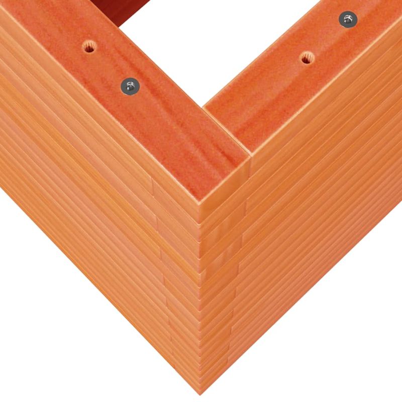 Casa si Gradina - Gradinarit si plante - Plante si ghivece - Ghivece si suporturi - Jardiniera gradina, maro ceruit, 90x40x68,5 cm, lemn masiv pin - Infinity.ro