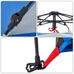 Sport si Outdoor - Camping - Corturi camping - Cort camping 2 persoane albastru azur impermeabil setare rapida - Infinity.ro