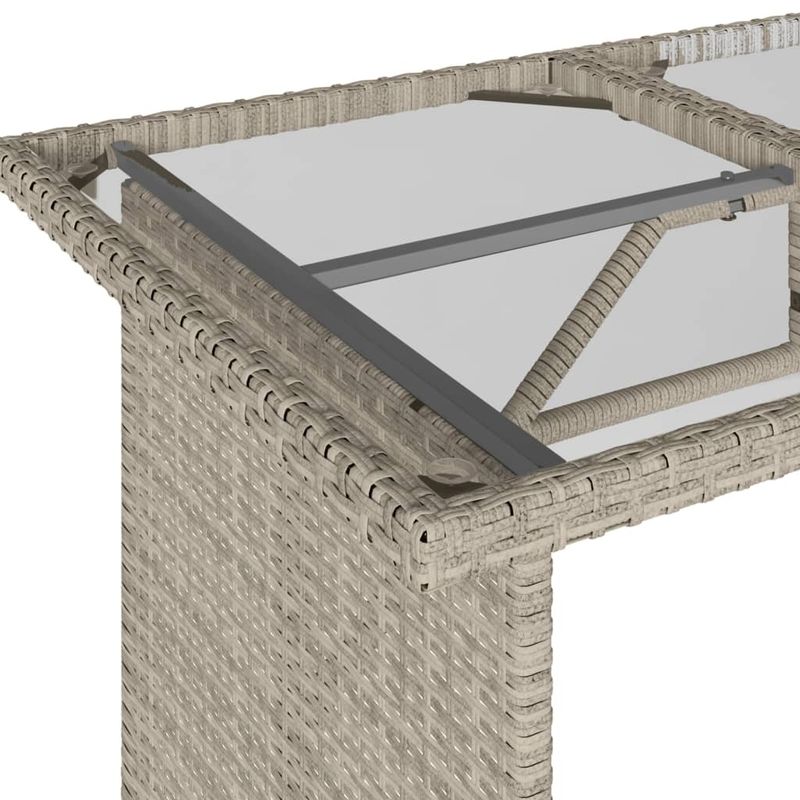 Casa si Gradina - Gradina si terasa - Mobilier exterior - Seturi mobila gradina - Set canapele de gradina cu perne, 6 piese gri deschis poliratan - Infinity.ro