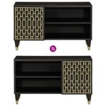 Casa si Gradina - Mobilier - Comode si corpuri - Comode - Comoda TV, 80x31,5x46 cm, lemn masiv de mango - Infinity.ro
