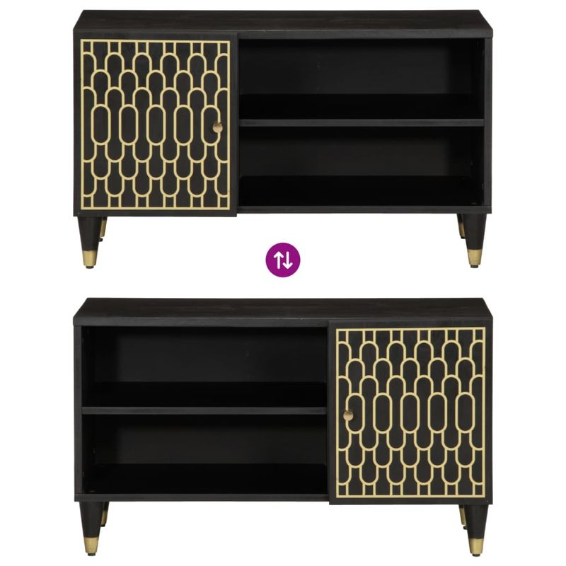 Casa si Gradina - Mobilier - Comode si corpuri - Comode - Comoda TV, 80x31,5x46 cm, lemn masiv de mango - Infinity.ro