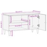 Casa si Gradina - Mobilier - Comode si corpuri - Comode - Comoda TV, 80x31,5x46 cm, lemn masiv de mango - Infinity.ro