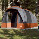Sport si Outdoor - Camping - Corturi camping - Cort de camping tunel 3 persoane, gri/portocaliu, impermeabil - Infinity.ro