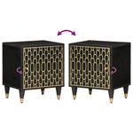 Casa si Gradina - Mobilier - Comode si corpuri - Noptiere - Noptiera, 40x33x46 cm, lemn masiv de mango - Infinity.ro