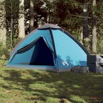 Sport si Outdoor - Camping - Corturi camping - Cort de camping cupola pentru 4 persoane, albastru, impermeabil - Infinity.ro