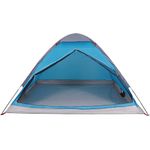 Sport si Outdoor - Camping - Corturi camping - Cort de camping cupola pentru 4 persoane, albastru, impermeabil - Infinity.ro