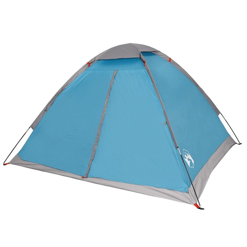 Sport si Outdoor - Camping - Corturi camping - Cort de camping cupola pentru 4 persoane, albastru, impermeabil - Infinity.ro