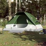 Sport si Outdoor - Camping - Corturi camping - Cort de camping cupola pentru 4 persoane, verde, impermeabil - Infinity.ro