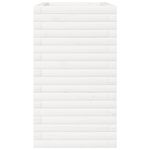 Casa si Gradina - Gradinarit si plante - Plante si ghivece - Ghivece si suporturi - Jardiniera de gradina, alb, 70x40x68,5 cm, lemn masiv de pin - Infinity.ro