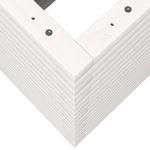 Casa si Gradina - Gradinarit si plante - Plante si ghivece - Ghivece si suporturi - Jardiniera de gradina, alb, 70x40x68,5 cm, lemn masiv de pin - Infinity.ro