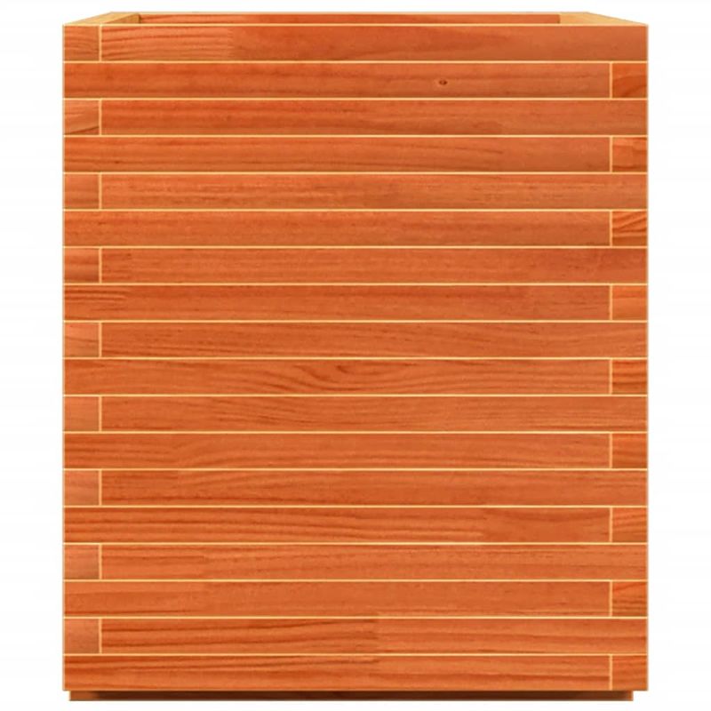 Casa si Gradina - Gradinarit si plante - Plante si ghivece - Ghivece si suporturi - Jardiniera gradina, maro ceruit, 90x60x72,5 cm, lemn masiv pin - Infinity.ro