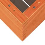 Casa si Gradina - Gradinarit si plante - Plante si ghivece - Ghivece si suporturi - Jardiniera gradina, maro ceruit, 90x60x72,5 cm, lemn masiv pin - Infinity.ro