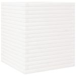 Casa si Gradina - Gradinarit si plante - Plante si ghivece - Ghivece si suporturi - Jardiniera de gradina, alb, 60x60x68,5 cm, lemn masiv de pin - Infinity.ro