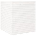 Casa si Gradina - Gradinarit si plante - Plante si ghivece - Ghivece si suporturi - Jardiniera de gradina, alb, 60x60x68,5 cm, lemn masiv de pin - Infinity.ro