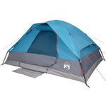 Sport si Outdoor - Camping - Corturi camping - Cort de familie cupola, 6 persoane, albastru, impermeabil - Infinity.ro