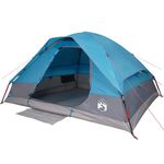 Sport si Outdoor - Camping - Corturi camping - Cort de familie cupola, 6 persoane, albastru, impermeabil - Infinity.ro