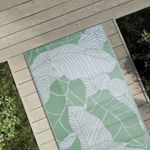 Casa si Gradina - Textile si covoare - Covoare - Covoare casa - Covor de exterior, frunză, 80x150 cm, PP - Infinity.ro