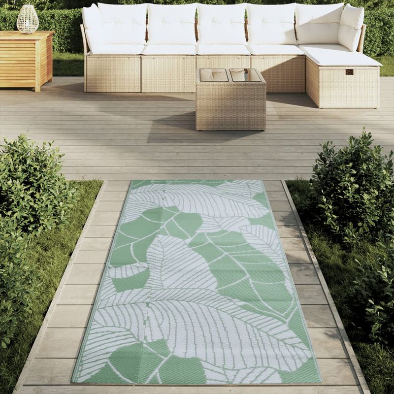 Casa si Gradina - Textile si covoare - Covoare - Covoare casa - Covor de exterior, frunză, 80x150 cm, PP - Infinity.ro