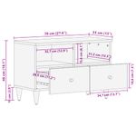 Casa si Gradina - Mobilier - Comode si corpuri - Comode - Comoda TV, 70x33x46 cm, lemn masiv de mango - Infinity.ro