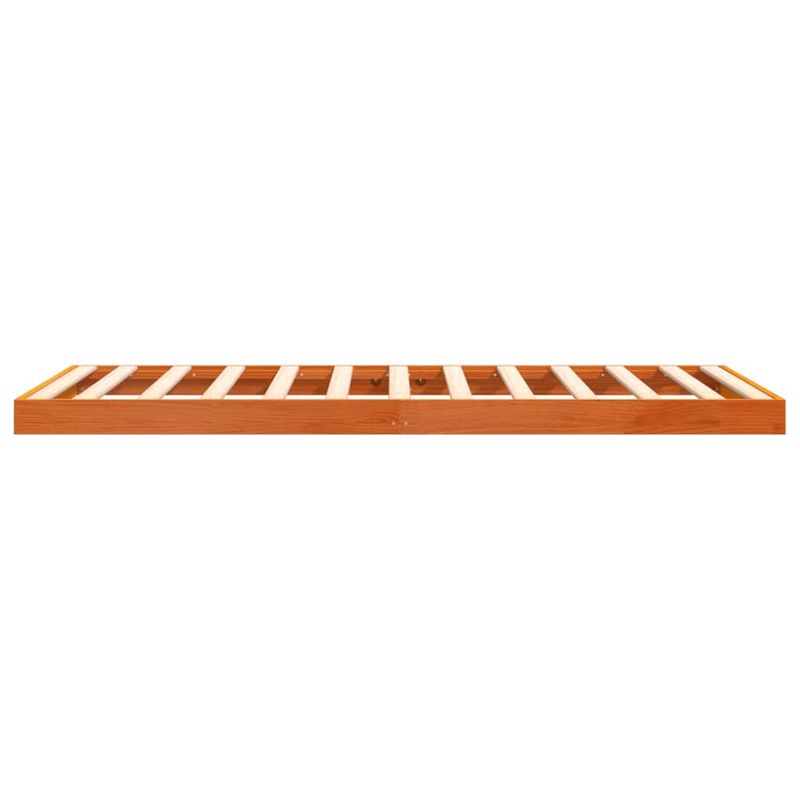 Casa si Gradina - Mobilier - Paturi si accesorii - Paturi - Pat de zi, maro ceruit, 75x190 cm, lemn masiv de pin - Infinity.ro