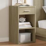 Casa si Gradina - Mobilier - Comode si corpuri - Noptiere - Noptiere, 2 buc., stejar sonoma, 35x34x65 cm, lemn prelucrat - Infinity.ro