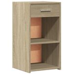 Casa si Gradina - Mobilier - Comode si corpuri - Noptiere - Noptiere, 2 buc., stejar sonoma, 35x34x65 cm, lemn prelucrat - Infinity.ro