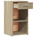 Casa si Gradina - Mobilier - Comode si corpuri - Noptiere - Noptiere, 2 buc., stejar sonoma, 35x34x65 cm, lemn prelucrat - Infinity.ro