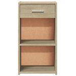 Casa si Gradina - Mobilier - Comode si corpuri - Noptiere - Noptiere, 2 buc., stejar sonoma, 35x34x65 cm, lemn prelucrat - Infinity.ro